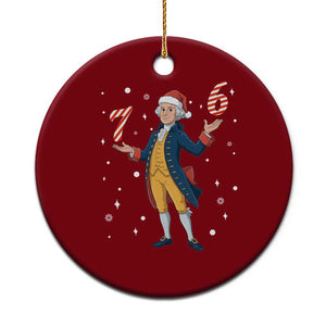 George Washington 67 Meme Ceramic Ornament Funny Xmas Gift TS12 1pc Red Print Your Wear