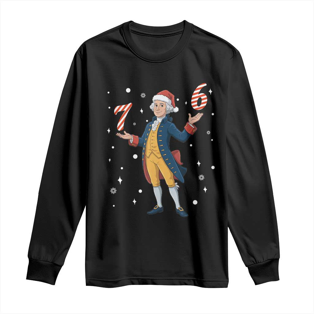 George Washington 67 Meme Long Sleeve Shirt Funny Christmas Gift TS12 Black Print Your Wear