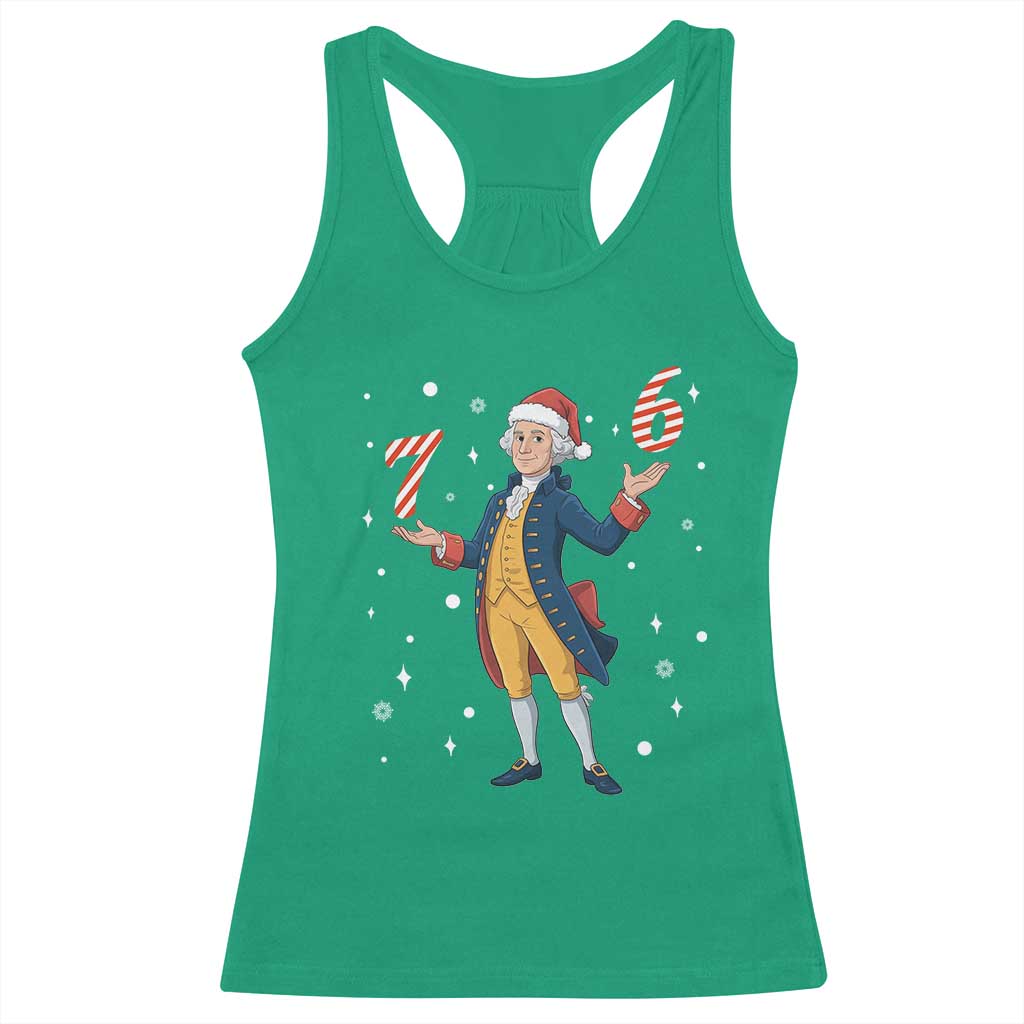 George Washington 67 Meme Racerback Tank Top Funny Christmas Gift TS12 Irish Green Print Your Wear