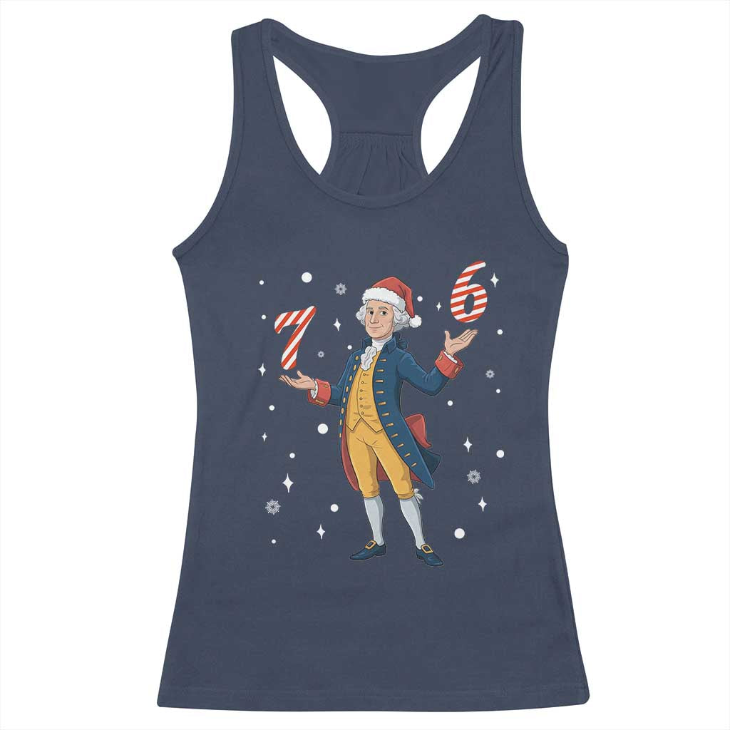 George Washington 67 Meme Racerback Tank Top Funny Christmas Gift TS12 Navy Print Your Wear