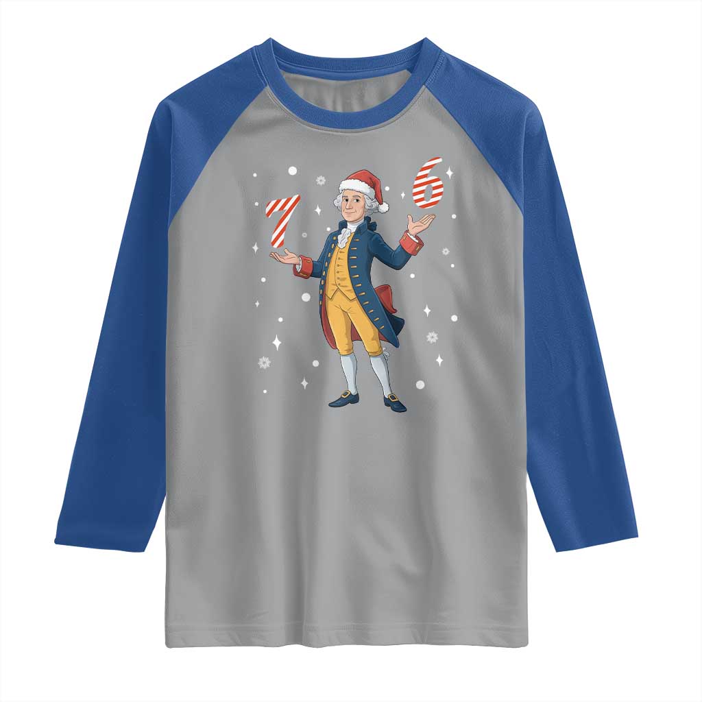 George Washington 67 Meme Raglan Shirt Funny Christmas Gift TS12 Sport Gray Royal Print Your Wear