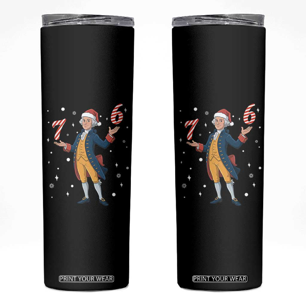 George Washington 67 Meme Skinny Tumbler Funny Christmas Gift TS12 Black Print Your Wear