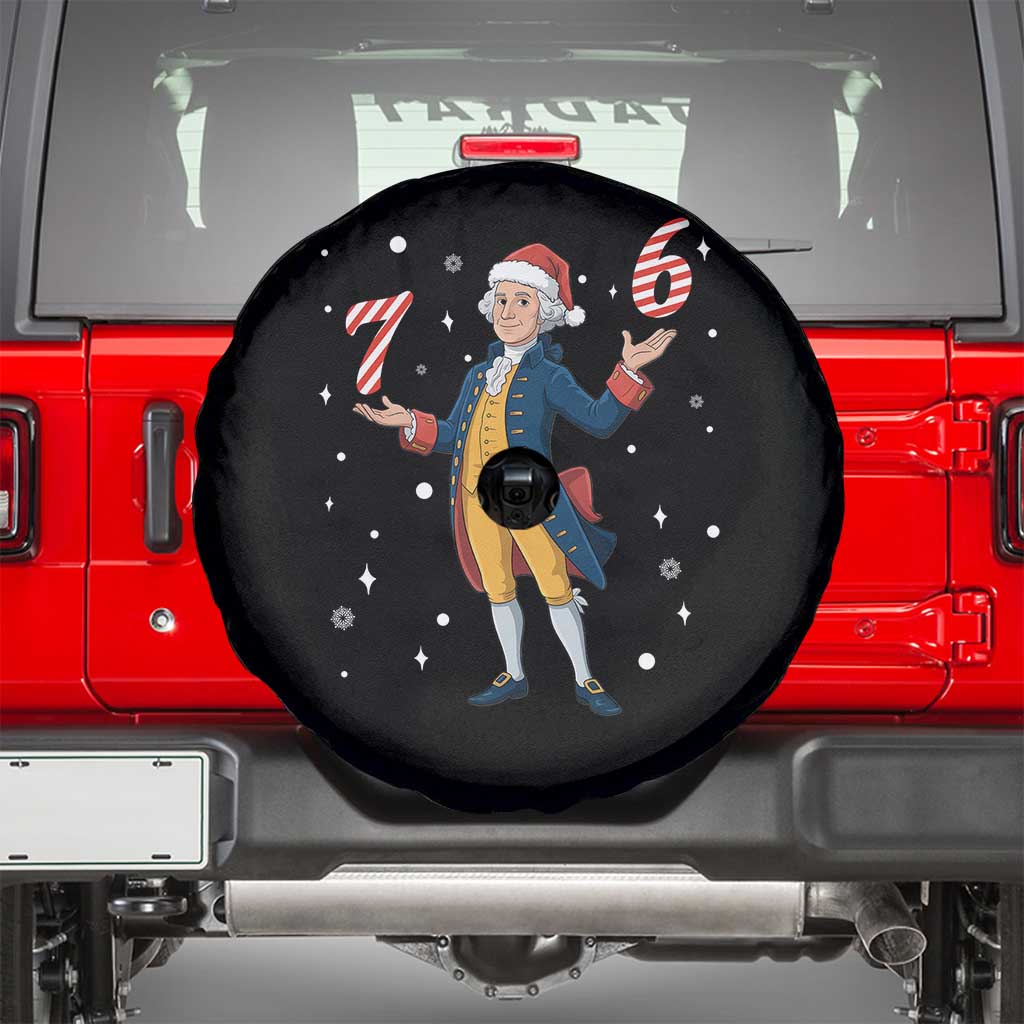 George Washington 67 Meme Spare Tire Cover Funny Christmas Gift TS12 Black Print Your Wear