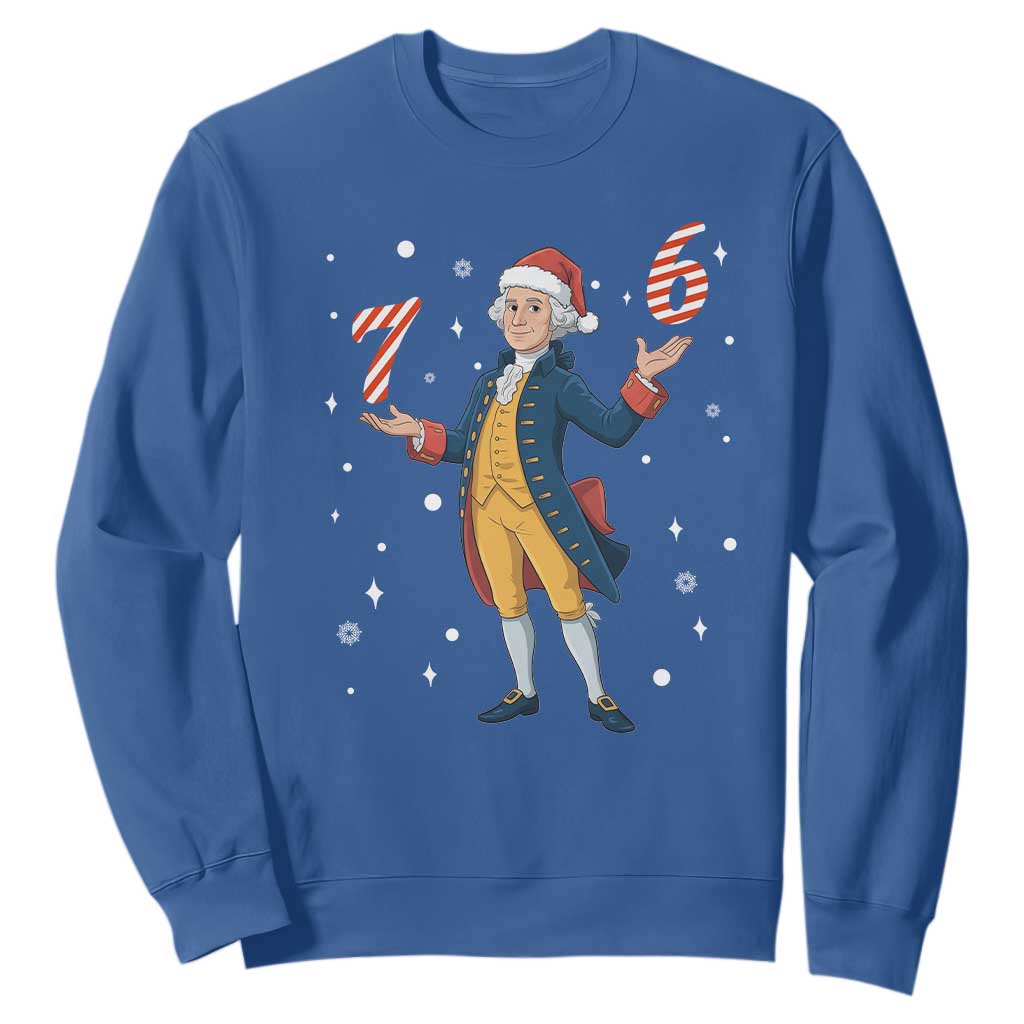 George Washington 67 Meme Sweatshirt Funny Christmas Gift TS12 Royal Blue Print Your Wear