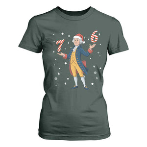 George Washington 67 Meme T Shirt For Women Funny Christmas Gift TS12 Dark Forest Green Print Your Wear
