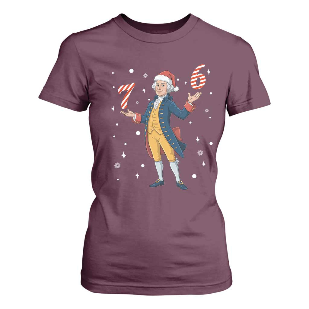 George Washington 67 Meme T Shirt For Women Funny Christmas Gift TS12 Maroon Print Your Wear