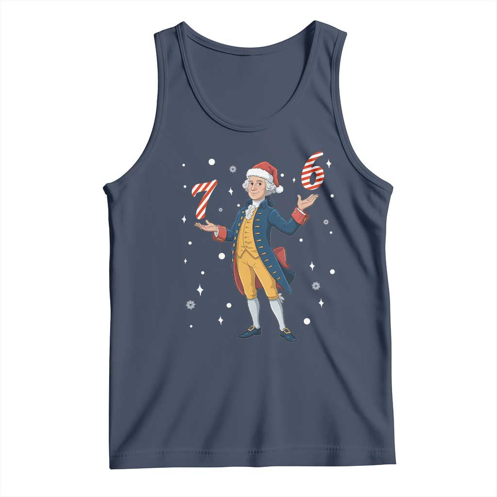 George Washington 67 Meme Tank Top Funny Christmas Gift TS12 Navy Print Your Wear