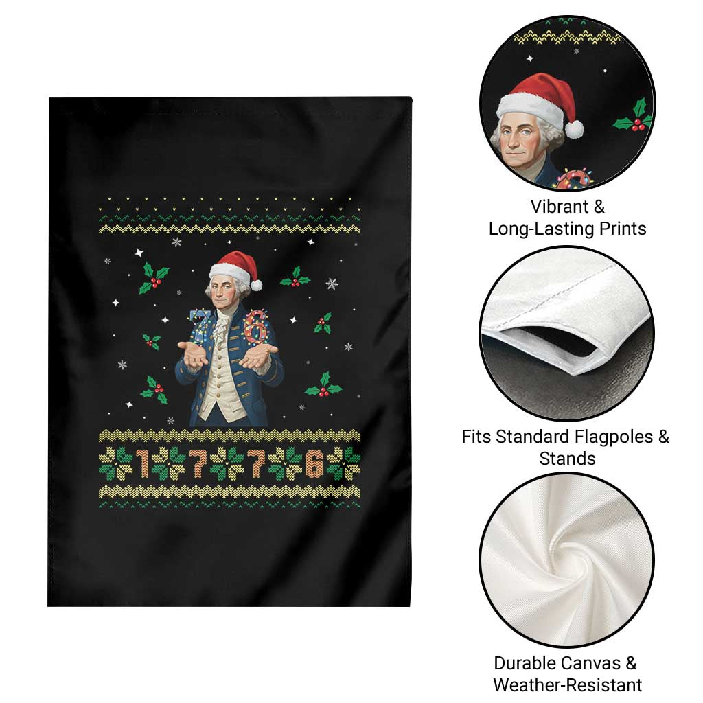 George Washington 67 Meme Garden Flag Funny Christmas Ugly Sweater Gift TS12 Print Your Wear