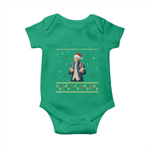 George Washington 67 Meme Baby Onesie Funny Christmas Ugly Sweater Gift TS12 Irish Green Print Your Wear