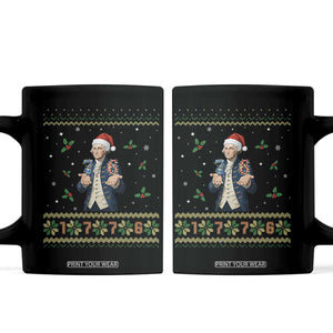 George Washington 67 Meme Coffee Mug Funny Christmas Ugly Sweater Gift TS12 Black Print Your Wear