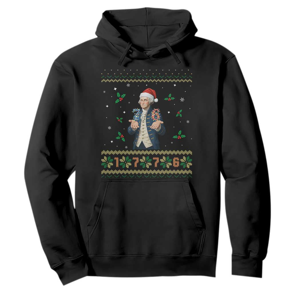 George Washington 67 Meme Hoodie Funny Christmas Ugly Sweater Gift TS12 Black Print Your Wear