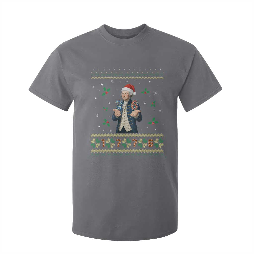 George Washington 67 Meme T Shirt For Kid Funny Christmas Ugly Sweater Gift TS12 Charcoal Print Your Wear