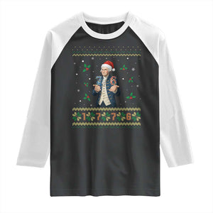 George Washington 67 Meme Raglan Shirt Funny Christmas Ugly Sweater Gift TS12 Black White Print Your Wear