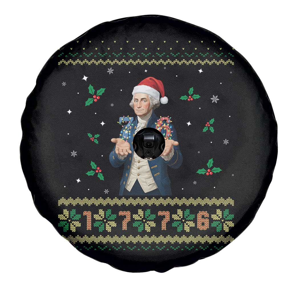 George Washington 67 Meme Spare Tire Cover Funny Christmas Ugly Sweater Gift TS12 Print Your Wear
