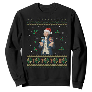 George Washington 67 Meme Sweatshirt Funny Christmas Ugly Sweater Gift TS12 Black Print Your Wear