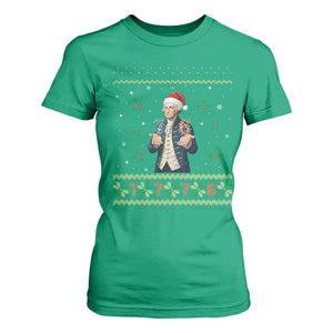 George Washington 67 Meme T Shirt For Women Funny Christmas Ugly Sweater Gift TS12 Irish Green Print Your Wear