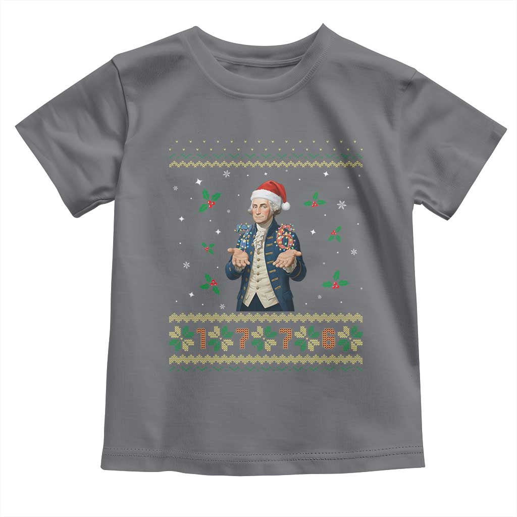 George Washington 67 Meme Toddler T Shirt Funny Christmas Ugly Sweater Gift TS12 Charcoal Print Your Wear