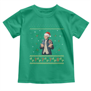 George Washington 67 Meme Toddler T Shirt Funny Christmas Ugly Sweater Gift TS12 Irish Green Print Your Wear