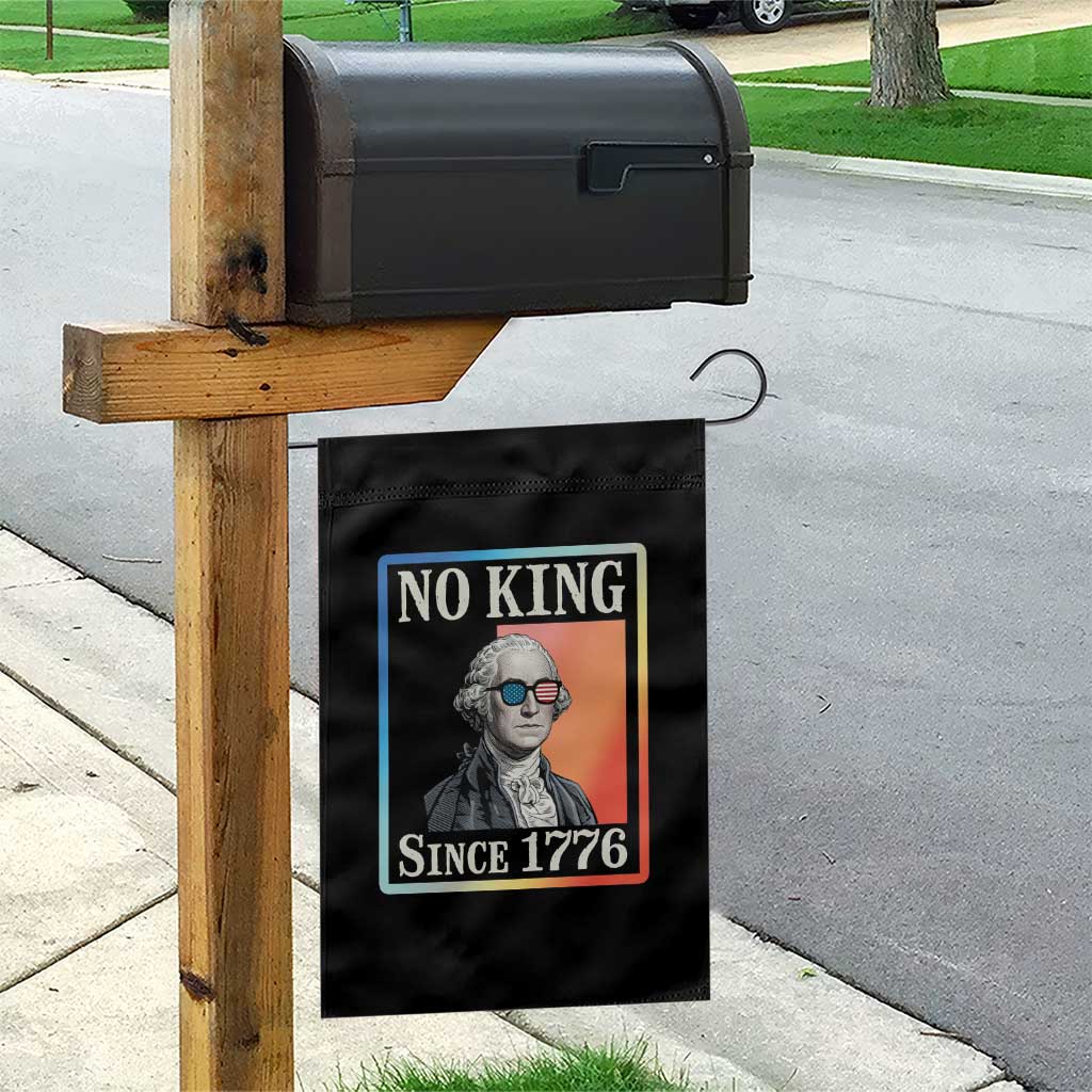 George Washington No Kings Since 1776 Garden Flag Funny Political Meme Gift TS12 Print Your Wear