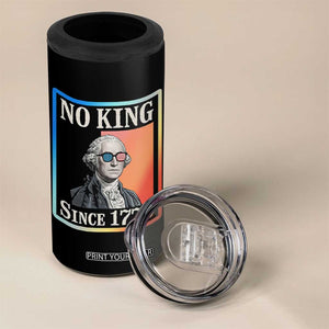 George Washington No Kings Since 1776 4 in 1 Can Cooler Tumbler Funny Political Meme Gift TS12 Print Your Wear