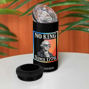 George Washington No Kings Since 1776 4 in 1 Can Cooler Tumbler Funny Political Meme Gift TS12 Print Your Wear