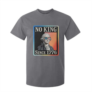 George Washington No Kings Since 1776 T Shirt For Kid Funny Political Meme Gift TS12 Charcoal Print Your Wear