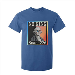 George Washington No Kings Since 1776 T Shirt For Kid Funny Political Meme Gift TS12 Royal Blue Print Your Wear