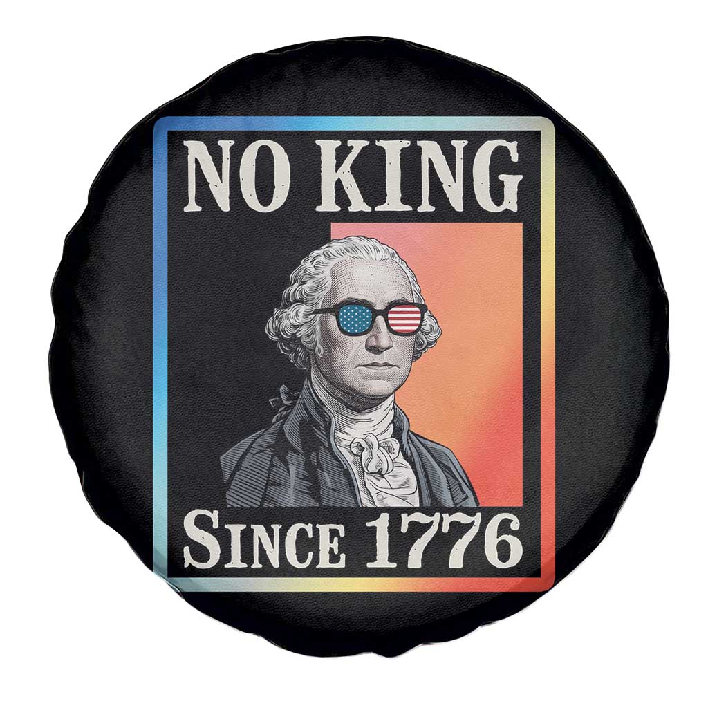 George Washington No Kings Since 1776 Spare Tire Cover Funny Political Meme Gift TS12 Print Your Wear