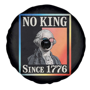 George Washington No Kings Since 1776 Spare Tire Cover Funny Political Meme Gift - Print Your Wear