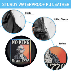 George Washington No Kings Since 1776 Spare Tire Cover Funny Political Meme Gift - Print Your Wear