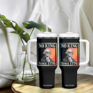 George Washington No Kings Since 1776 Tumbler With Handle Funny Political Meme Gift TS12 Print Your Wear