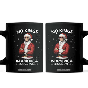 Funny Merry No Kings Since 1776 George Washington Coffee Mug Christmas Gift TS12 Black Print Your Wear