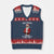 Funny Merry No Kings Since 1776 George Washington V-Neck Knit Sweater Vest Xmas Gift TS12 Navy Red Print Your Wear
