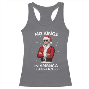 Funny Merry No Kings Since 1776 George Washington Racerback Tank Top Christmas Gift - Print Your Wear