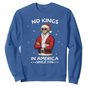 Funny Merry No Kings Since 1776 George Washington Sweatshirt Christmas Gift TS12 Royal Blue Print Your Wear