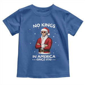 Funny Merry No Kings Since 1776 George Washington Toddler T Shirt Christmas Gift - Print Your Wear