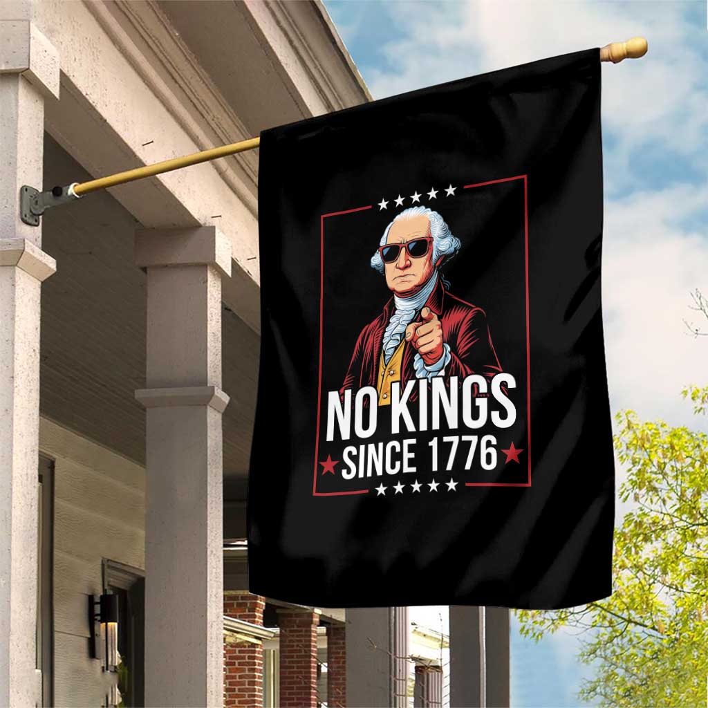 Funny George Washington No Kings 1776 Meme Vintage Gift Garden Flag TS12 Print Your Wear