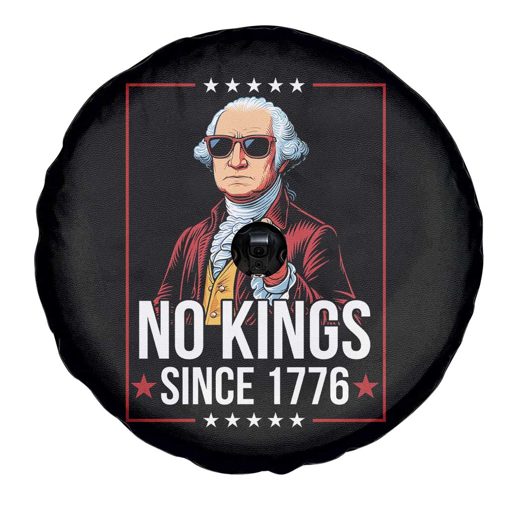 Funny George Washington No Kings 1776 Meme Vintage Gift Spare Tire Cover TS12 Print Your Wear