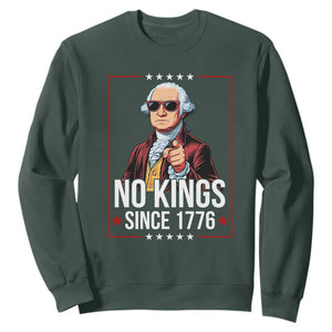 Funny George Washington No Kings 1776 Meme Vintage Gift Sweatshirt - Print Your Wear