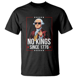 Funny George Washington No Kings 1776 Meme Vintage Gift T Shirt - Print Your Wear