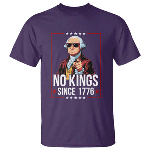 Funny George Washington No Kings 1776 Meme Vintage Gift T Shirt - Print Your Wear
