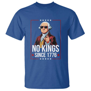Funny George Washington No Kings 1776 Meme Vintage Gift T Shirt - Print Your Wear
