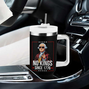 Funny George Washington No Kings 1776 Meme Vintage Gift Tumbler With Handle TS12 Print Your Wear