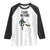 George Washington Kicking Crown Raglan Shirt Funny No Kings Meme Gift - Print Your Wear