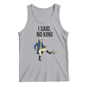 George Washington Kicking Crown Tank Top Funny No Kings Meme Gift - Print Your Wear