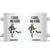George Washington Kicking Crown Coffee Mug Funny No Kings Meme Gift TS12 White Print Your Wear