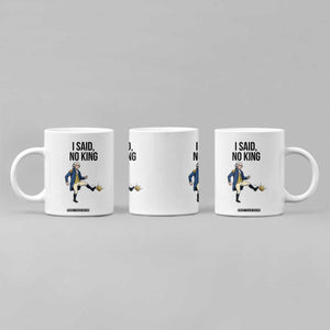 George Washington Kicking Crown Coffee Mug Funny No Kings Meme Gift TS12 Print Your Wear