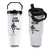 George Washington Kicking Crown Flip Straw Tumbler Funny No Kings Meme Gift TS12 One Size: 30 oz White Print Your Wear