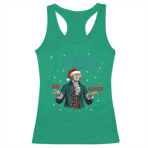 Funny George Washington I Said No Kings Racerback Tank Top Christmas Patriotic Gift TS12 Irish Green Print Your Wear
