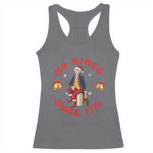 George Washington No Kings Since 1776 Racerback Tank Top Christmas Gift Idea - Print Your Wear